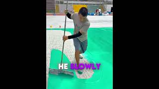 this painter solved the problem perfectly 🤯🎨 #usa