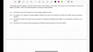 PPR Domain 4 Competency 13 Practice Problem