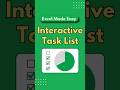 Task List inExcel #excel #excelformula #exceltricks #viralvideo #exceltips #exceltutorial #how #live