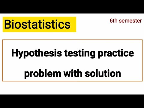 Hypothesis testing practice problem with solution | Crack hypothesis ...