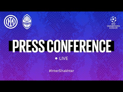 INTER vs SHAKHTAR | LIVE | INZAGHI + DARMIAN PRE-MATCH PRESS CONFERENCE 🎙️⚫🔵 [SUB ENG]