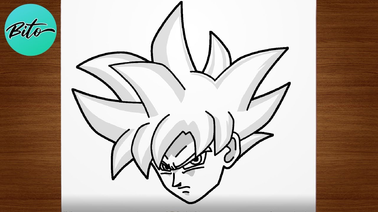 como DESENHAR O GOKU ultra instinto SUPERIOR, DOMINADO 