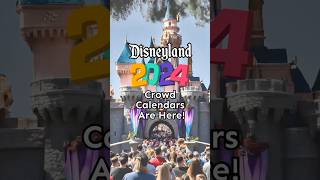 Disneyland 2024 Crowd Calendars! Link in comments. #disneyland #shorts #mixinsomemagic