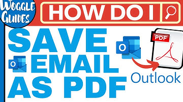 How to save Outlook email as PDF