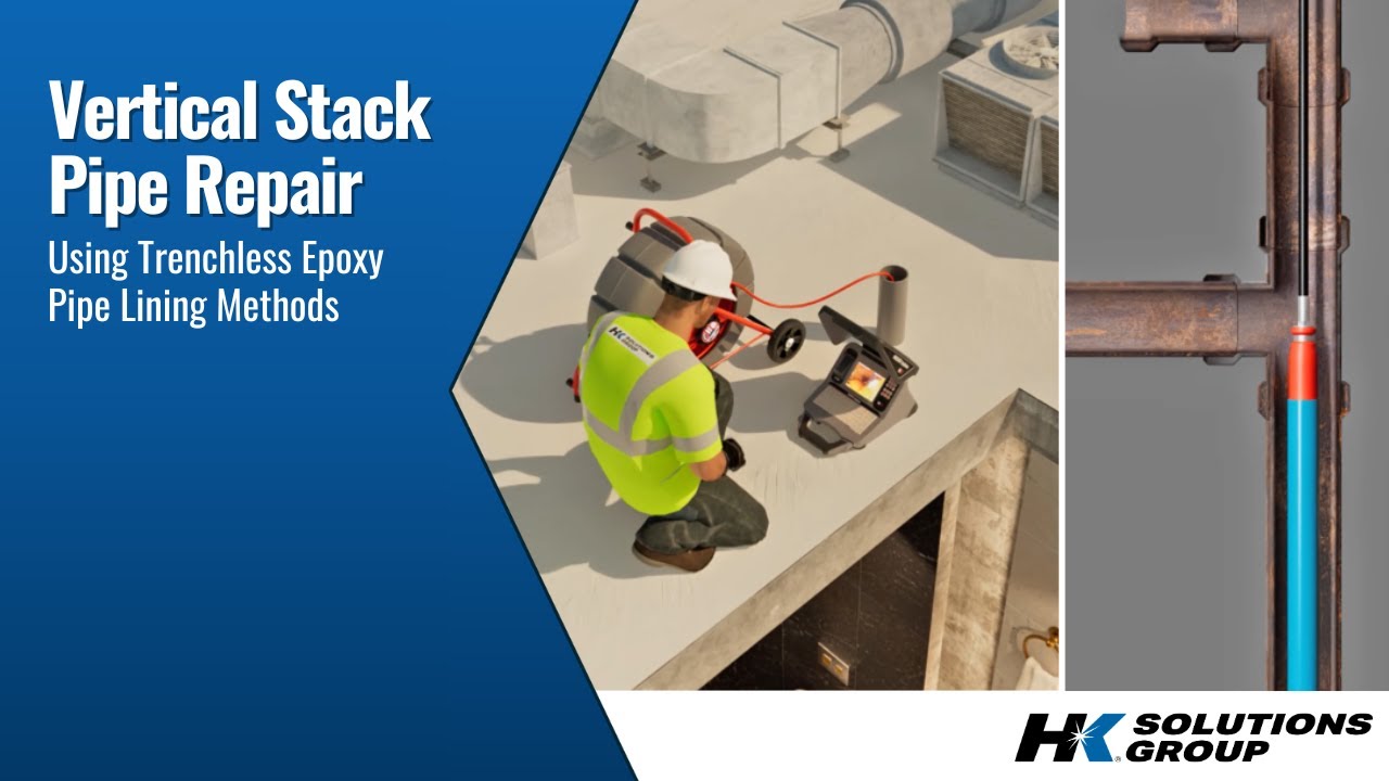 Trenchless Vertical Pipe Lining in High-Rises: Step-by-Step Animation