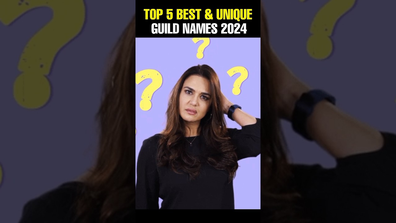 Top 5 Best & Unique Guild Names For Free Fire 2024 🔥 