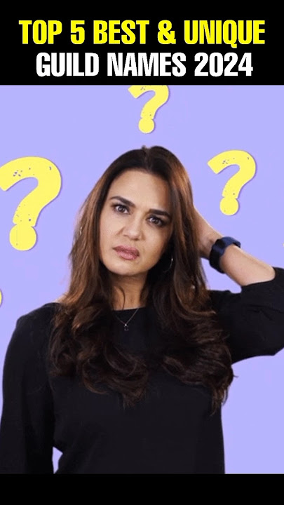 Top 5 Best & Unique Guild Names For Free Fire 2024 🔥 #shorts #freefire