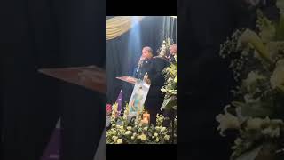 Bishop Nkambule at Mam Zanele Mbokazi memorial service 💔