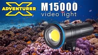 X-ADVENTURER M15000 || Underwater Video Light REVIEW