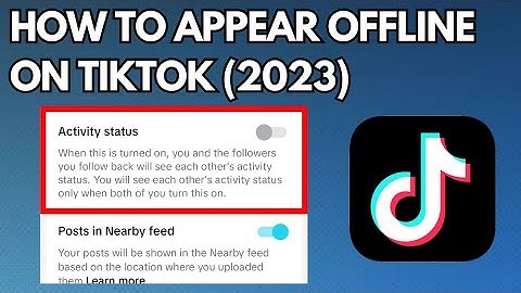 How to Appear Offline on TikTok (2023)