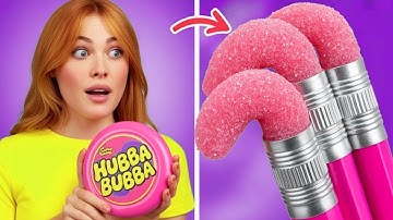 FOOD CHALLENGE 🍫 Real vs Chocolate – Fun Kitchen Gadgets & Hacks by 123 GO SCHOOL