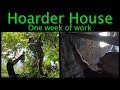 Hoarder House // One week of work.