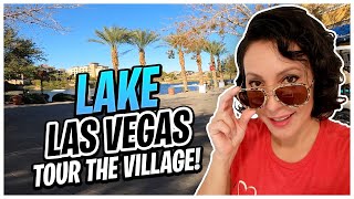 Lake Las Vegas Tour | The Village | Henderson Nevada | 4k virtual tour