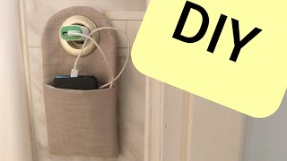 خياطة من القماش حامل الهاتف عند الشحن️ Sew the phone holder when charging