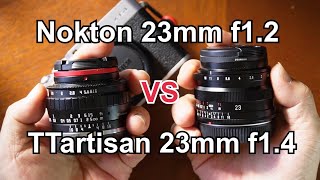 【XE4】Nokton 23mmとTTartisan 23mmを比べてみた