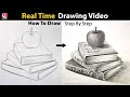 Object still life drawing easy step by step for beginners  how to do pencil shading