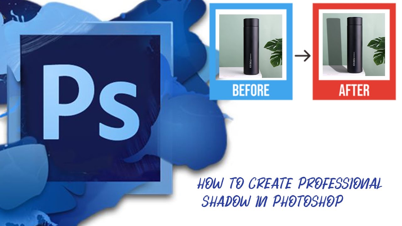 How to create professional shadow in Photoshop - YouTube