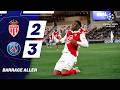 Résumé AS Monaco 2 3 PSG Champions League