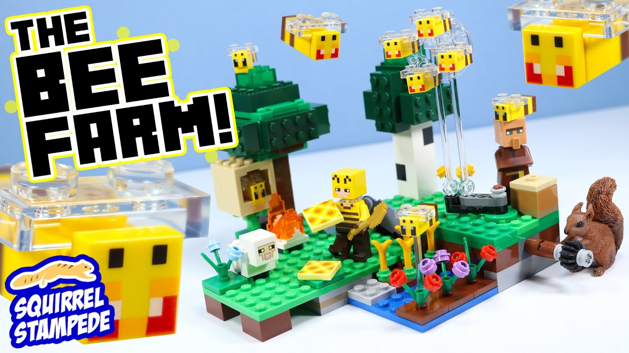 LEGO Minecraft The Bee Farm Speed Build Review 