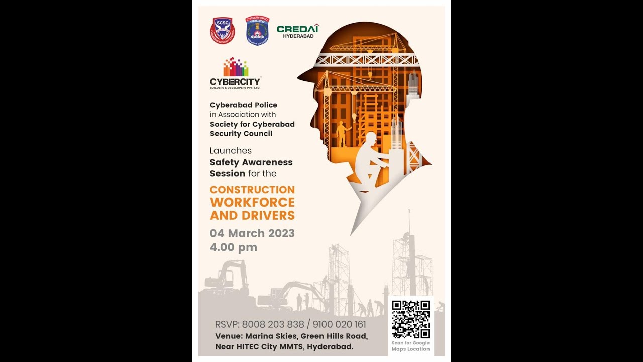 Safety Awareness Session for Construction Workers in association with Cyberabad Police