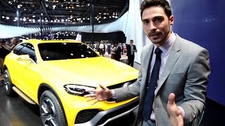 The design of the Concept GLC Coupé - Mercedes-Benz original видео Mercedes-Benz Concept GLC Coupe 2015