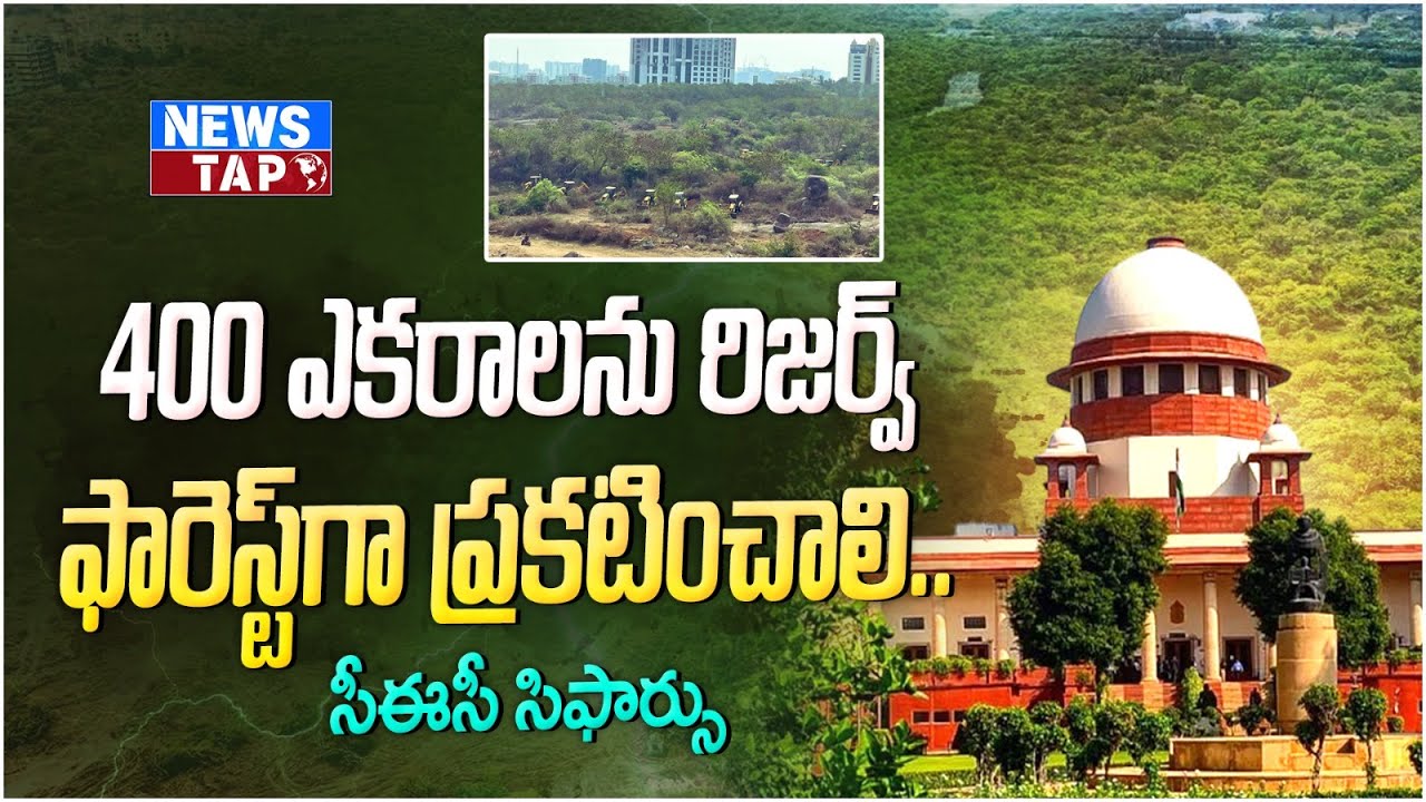 Kancha Gachibowli Land Should Declared as a Forest | HCU | 400 ఎకరాలను రిజర్వ్ ఫారెస్ట్ | NewsTAP