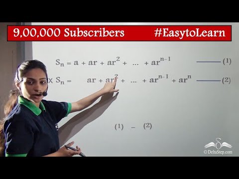 Sum of n terms of GP | Formula Derivation | AP and GP | Class 10 | CBSE | NCERT | ICSE
