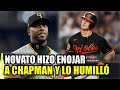 Este novato puso a sudar a chapman pero termin humillado por el cubano 