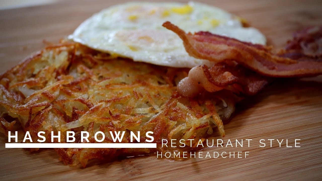 How to Make Hash Browns - Diner Style Restaurant Hashbrown Recipe 