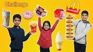 تحدي ناكل يوم كامل من ماكدونالدز !! A full day eating challenge from McDonald's