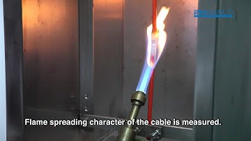 Vertical Flame Test For Single Cable