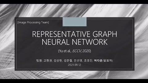 Representative graph neural network Review!!