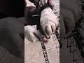 Stainless Steel Conveyor Belt Assembly Process #shorts