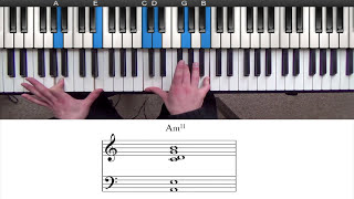 Video thumbnail of "Herbie Hancock Chord Voicing - Minor 11th Chord Piano"