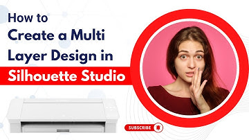 How to Create Multi Layer Design in Silhouette Studio (Easy Steps!) #howto #create #design #guide