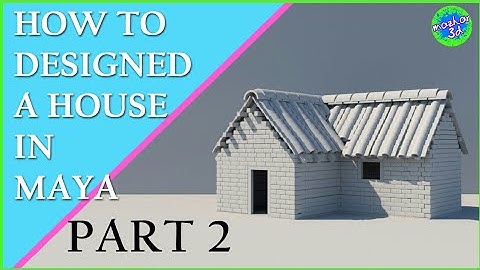 How to model a house in Maya🏚️🏘️🏡| part 2 | Maya Tutorial | TIME-LAPSE | No1 Treanding