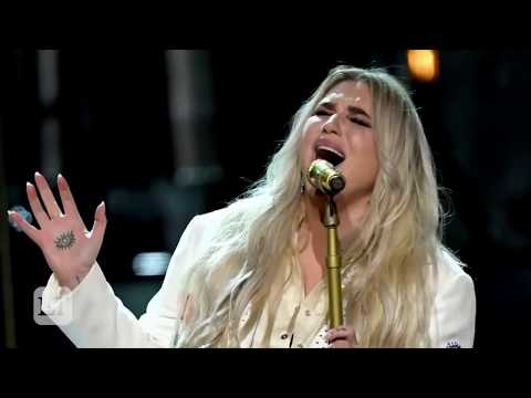 Kesha Fights Back Tears Performing 'Praying' at the GRAMMY Awards