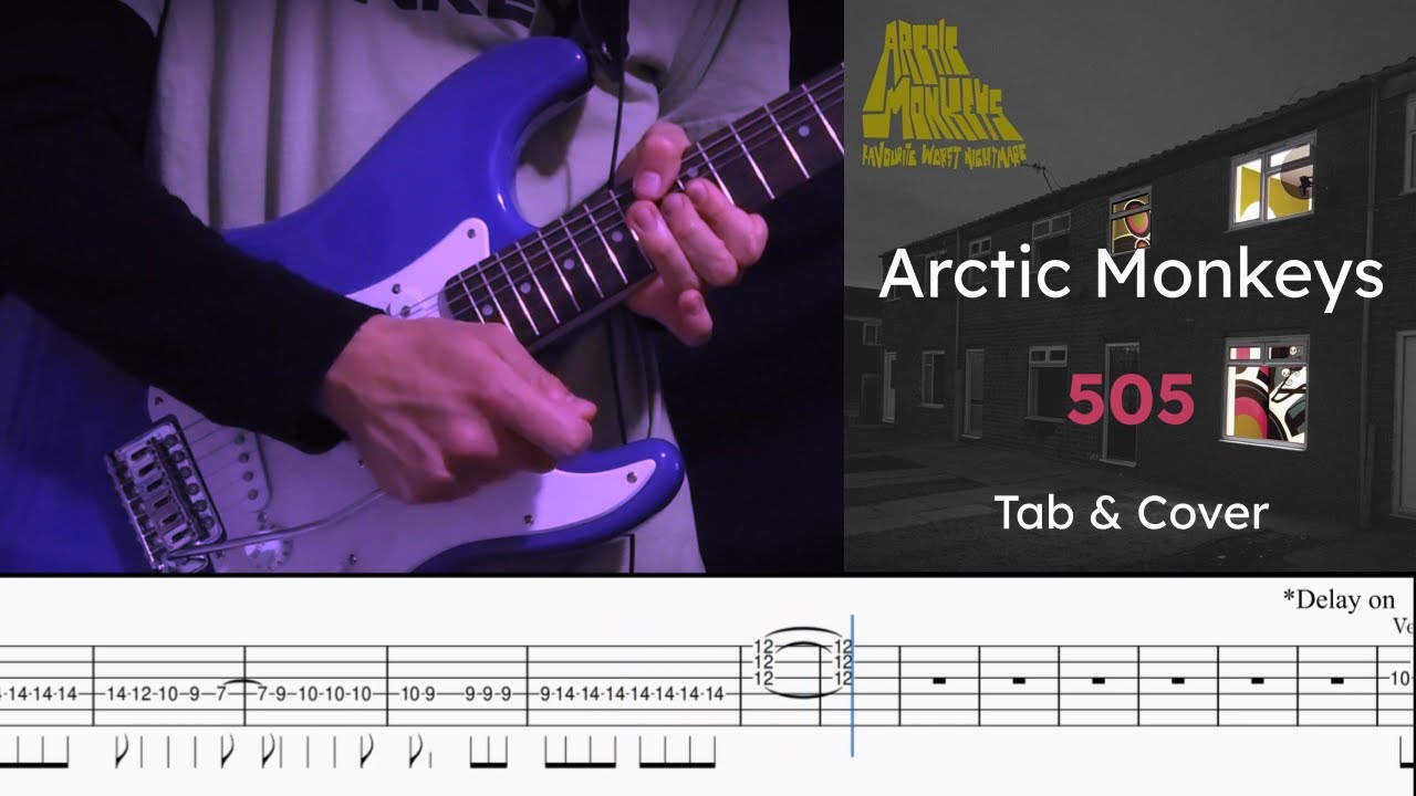 505 Riff Tab Arctic Monkeys - 505 | Guitar Tab & Cover - YouTube