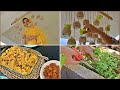 Some crafting and cooking | Plant hangers | Prawns biriyani in coconut milk