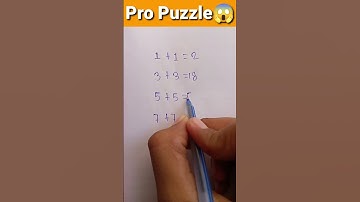 pro puzzle for genius 😇 ll Maths Trick #shorts #thelogicedu