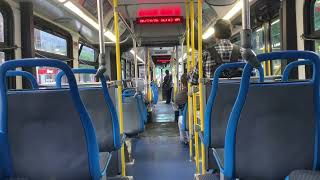 CTA On Board Riding 2008 New Flyer DE60LF Bus 4078 on Route 156 LaSalle to Belmont/Halsted