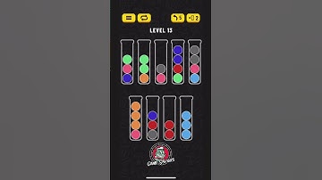 🟧Solve Ball Sort Level 13 💜 with Expert Tips and Tricks by @GameSaviors #ballsortpuzzlegameplay