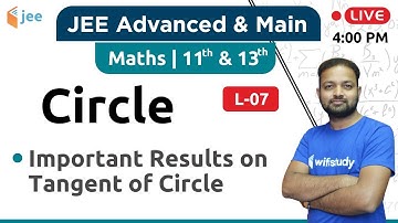Important Results on Tangent - Circle (L-07) | Maths by Vishnu Sir | JEE Main/Advanced