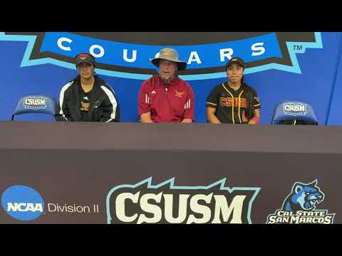 2022 NCAA Division II Softball West Super Regional - Game 1 - Cal State Dominguez Hills Postgame