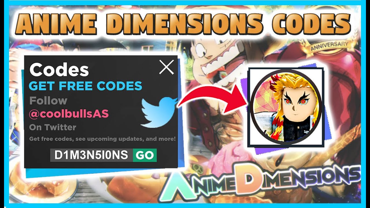 ANIME DIMENSIONS SIMULATOR CODES *FREE PET, 800 GEMS, + BOOSTS!* (SEP 2022)  