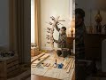 DIY Building a Luxury Wooden Plant Stand from Scratch #shorts