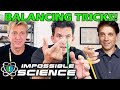 Cobra Kai's Ralph Macchio & William Zabka Learn About Center of Mass | Impossible Science At Home