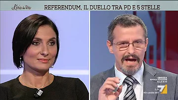 Alessia Morani (PD) e Giovanni Endrizzi (M5s), il duello sul referendum