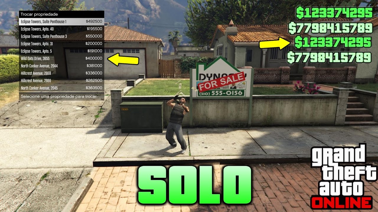 CÓDIGO DE DINHEIRO NO GTA 5💲 SAAAIU💲100 MILHÕES SOLO EM MINUTOS