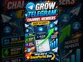 Get 1K+ Telegram Channel Members in Minutes 😱🔥| Unlimited Telegram Channel Members Trick 🤯#telegram